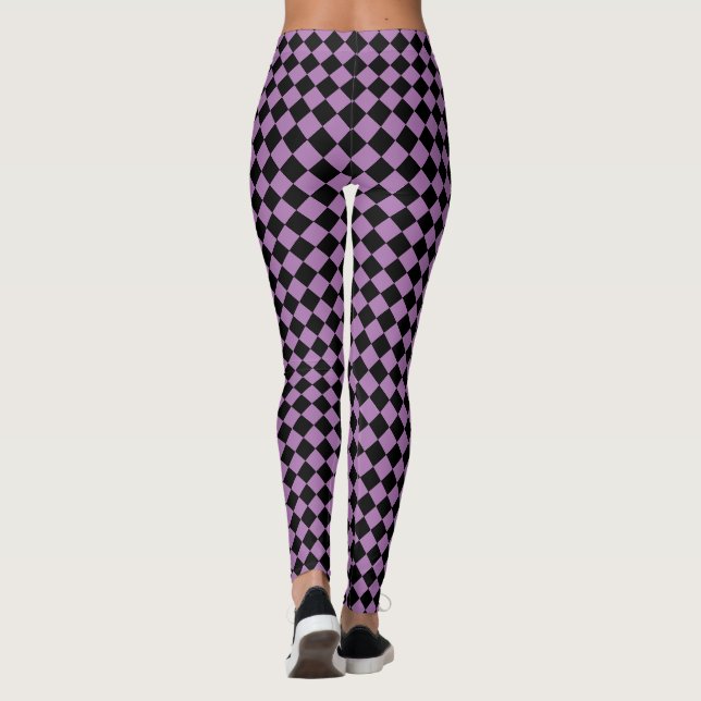 Checks Leggings (Back)