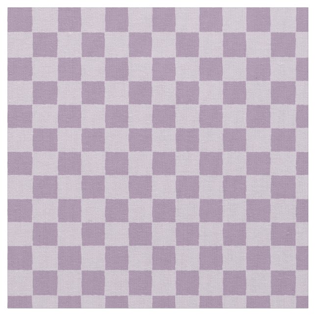 Checks - Violet Purple Fabric (Close Up)