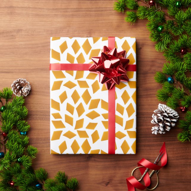 Cheddar cheese pattern wrapping paper (Holiday Gift)
