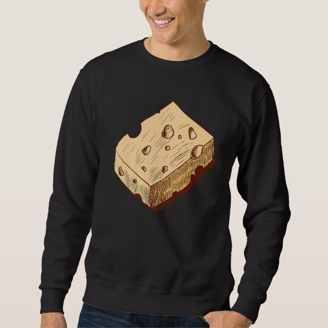 Cheddar Cheese Tasty Cheddar Cheese   Sweatshirt (Front)