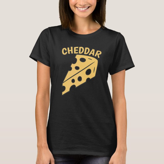 Cheddar  Tasty Cheddar Cheese T-Shirt (Front)