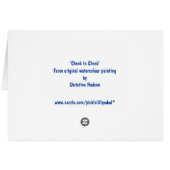 'Cheek to Cheek' Card (Back Horizontal)