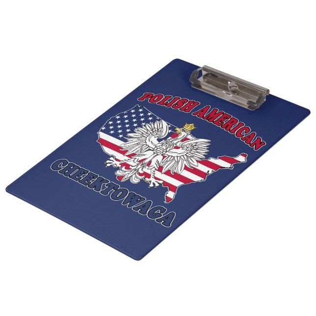 Cheektowaga New York Polish Clipboard (Angled)