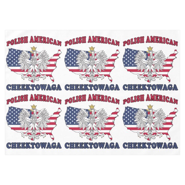 Cheektowaga New York Polish Tablecloth (Front (Horizontal))