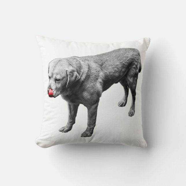 Cheeky Accent Throw Pillow (Front)
