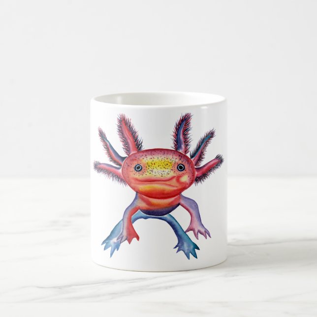 Cheeky Axolotl design mug (Center)