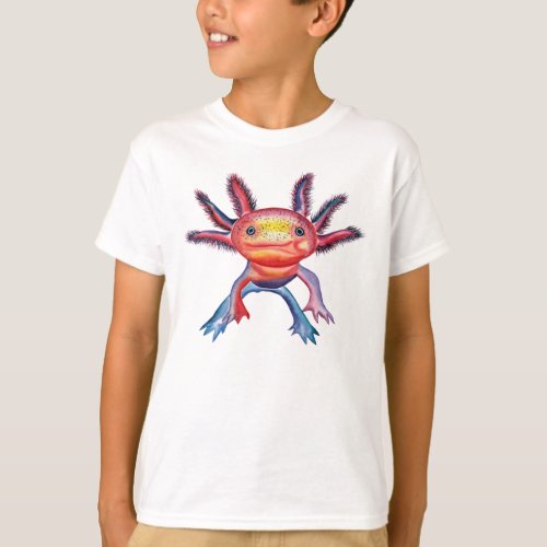 Cheeky Axolotl design T_shirt