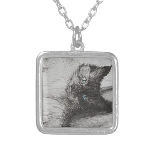 Cheeky Baby Silver Plated Necklace