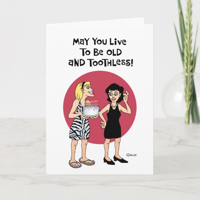 Cheeky BFF Birthday Card (Front)