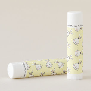 Cheeky Bunnies Pattern Lip Balm