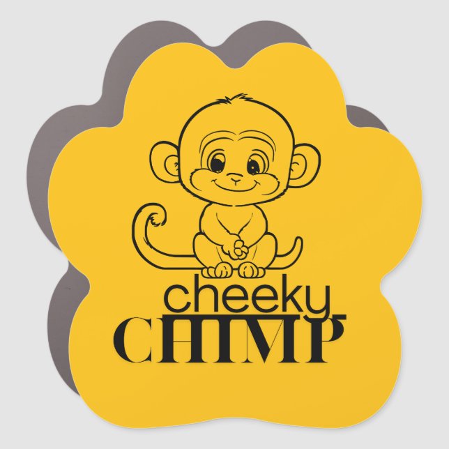 Cheeky Car Magnet (Front)