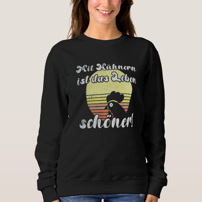 Cheeky Chicken Sunset Chicken Experience Is Beauti Sweatshirt (Front)