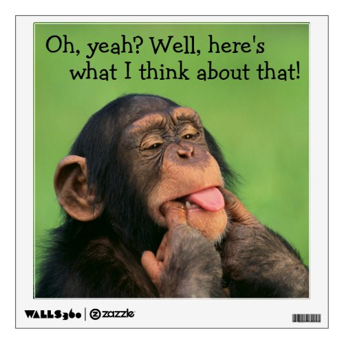 Cheeky Chimp Wall Sticker