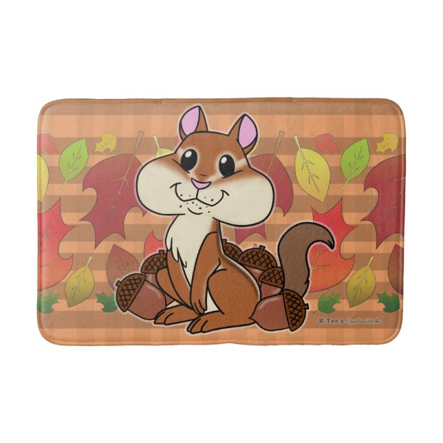 Cheeky Chipmunk - Bath Mat (Front)