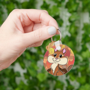 Cheeky Chipmunk - Keychain