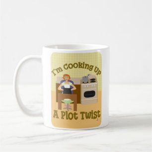 Cheeky Cooking Up Plot Twist Author Wife Coffee Mug