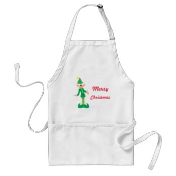 Cheeky Elf Apron by Charliepips at Zazzle