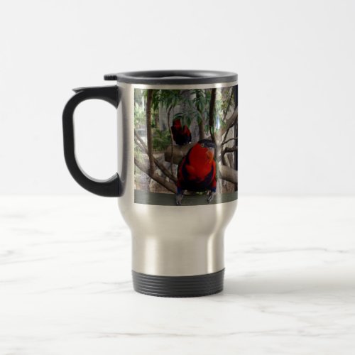 Cheeky Face Rainbow Lorikeet Travel Mug