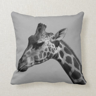 Cheeky giraffe throw pillow