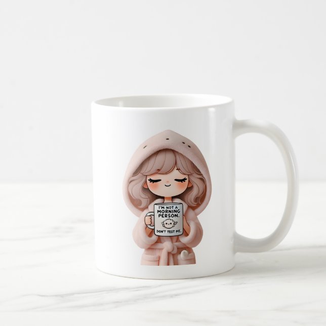  Cheeky Girl in Bathrobe with Coffee Mug (Right)