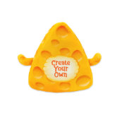 Cheeky High-Quality Cheese Wedge 6" Plushie (Back)