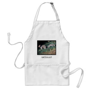 Cheeky Inquisitive Woodland Squirrel Adult Apron