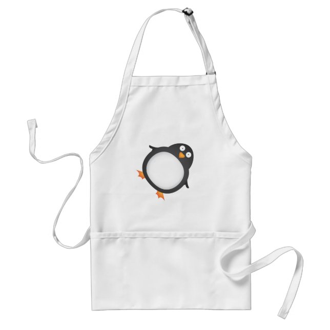 Cheeky King Penguin's Adult Apron (Front)