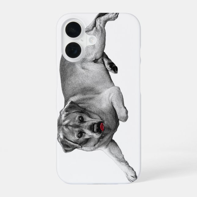Cheeky Labrador – Bold Fun Iphone Case (Back)