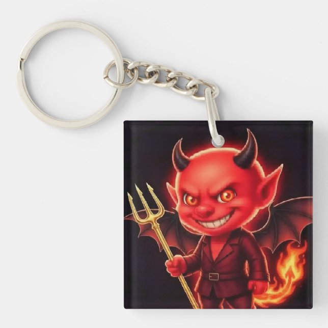Cheeky little Devil Keychain (Front)