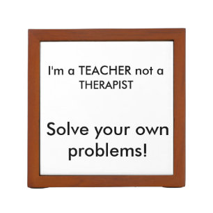 Cheeky math teacher desk organizer