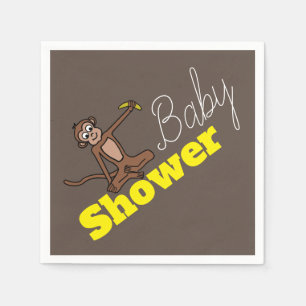 Cheeky Monkey, Baby Shower Napkins