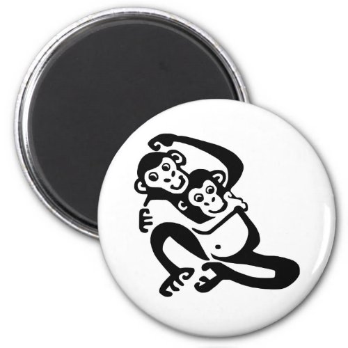 Cheeky monkey _BONOBO _ Chimpanzee _ Primate _ Magnet