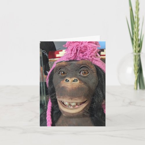 cheeky monkey card