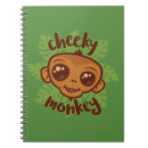 Smiling Monkey Notebook | Zazzle