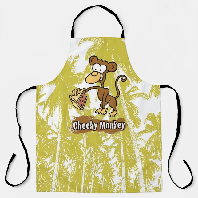 Cheeky Monkey in the Jungle Apron (Front)