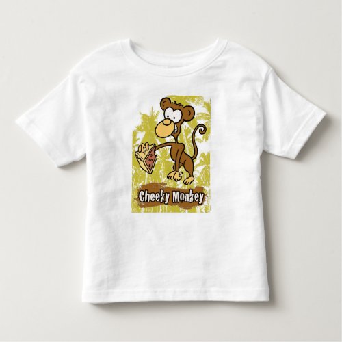 Cheeky Monkey in the Jungle Toddler T_shirt