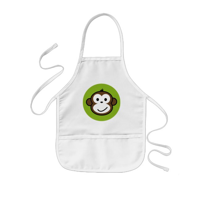 Cheeky Monkey Kids' Apron (Front)