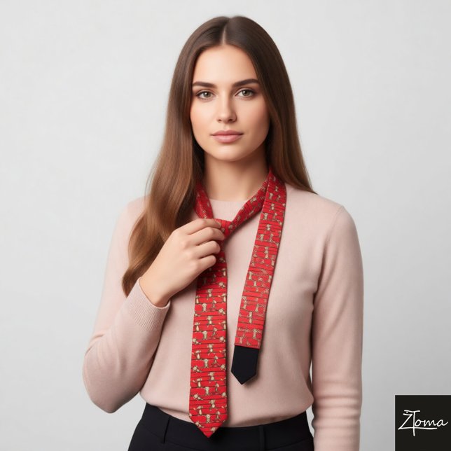 Cheeky Monkey Pattern Neck Tie (Creator Uploaded)