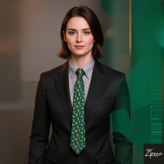 Cheeky Monkey Pattern Neck Tie (Creator Uploaded)