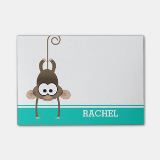 Cheeky Monkey Personalized Post-it® Notes
