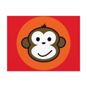 Cheeky Monkey Postcard