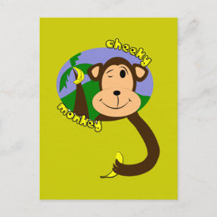 Cheeky Monkey Postcard
