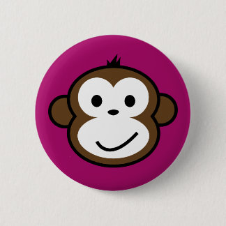 Cheeky Monkey [purple] Button