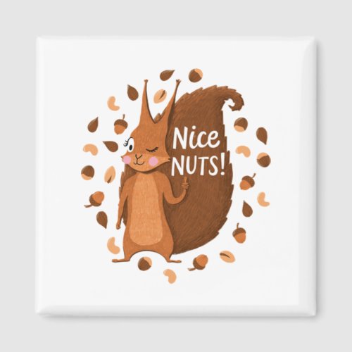 Cheeky Nutty Squirrel 41 Magnet