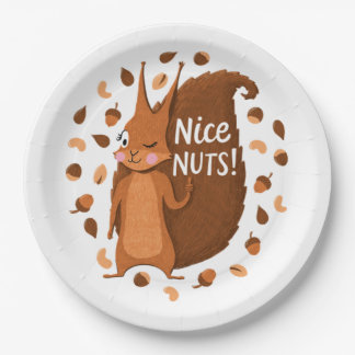 Cheeky Nutty Squirrel 41 Paper Plates