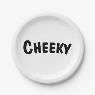 Cheeky Paper Plates