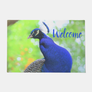 Cheeky Peacock Doormat
