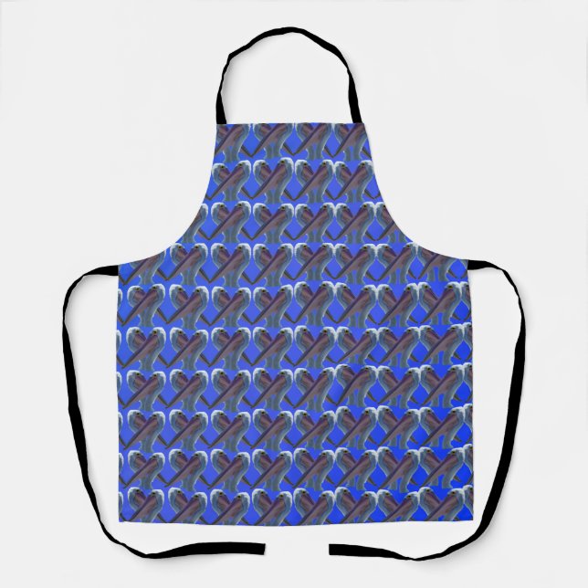 Cheeky Pelican Faces, Apron (Front)