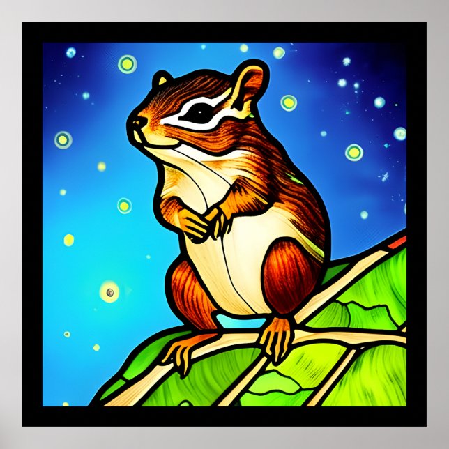 Cheeky, Playful Chipmunk Pal Poster (Front)