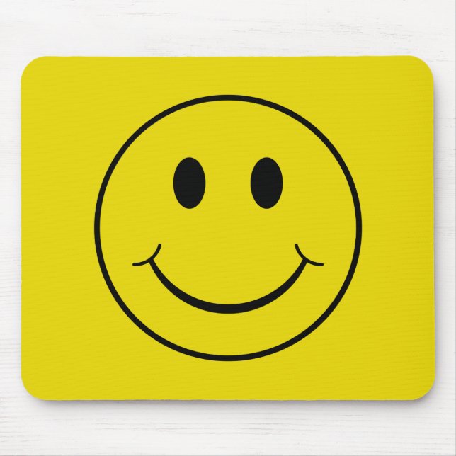 Cheeky Smiley Mouse Pad (Front)